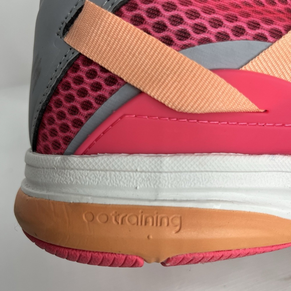 Ryka Devotion XT Mid Womens Size 10M Shoes Gray Orange Athletic Trainer Sneakers - Picture 7 of 13